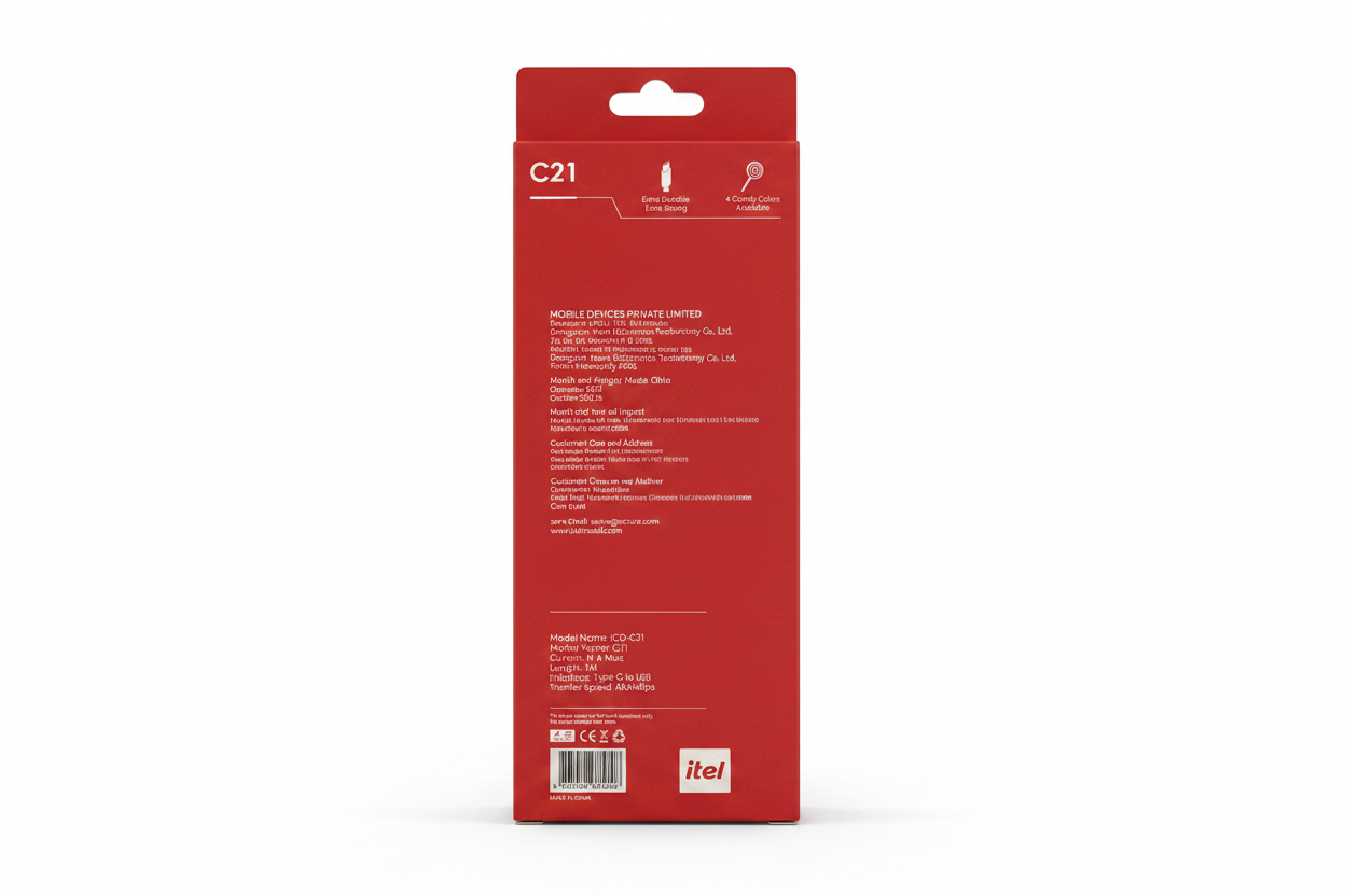itel C21 Cable Box Back Specifications
