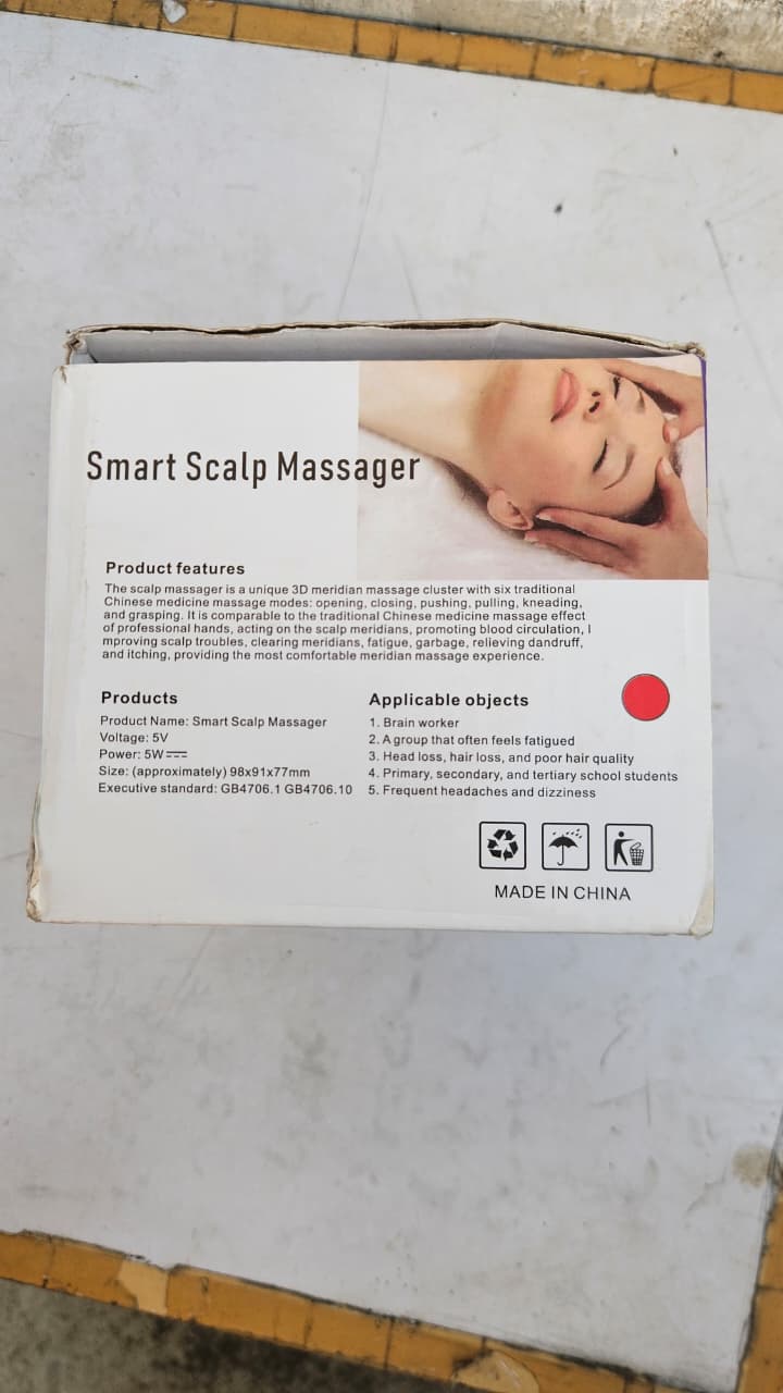 Smart Scalp Massager — Electric Head Massager for Stress Relief & Hair Growth
