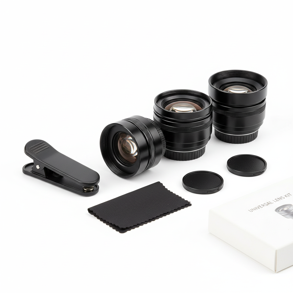 Universal Clip-On Camera Lens Kit