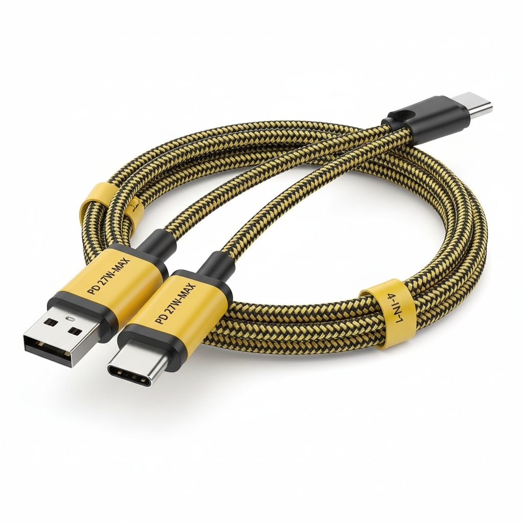 4in1 cable USB-A to Type-C connector