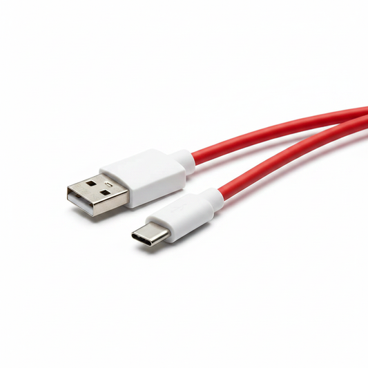 USB-A to Type-C Red Cable