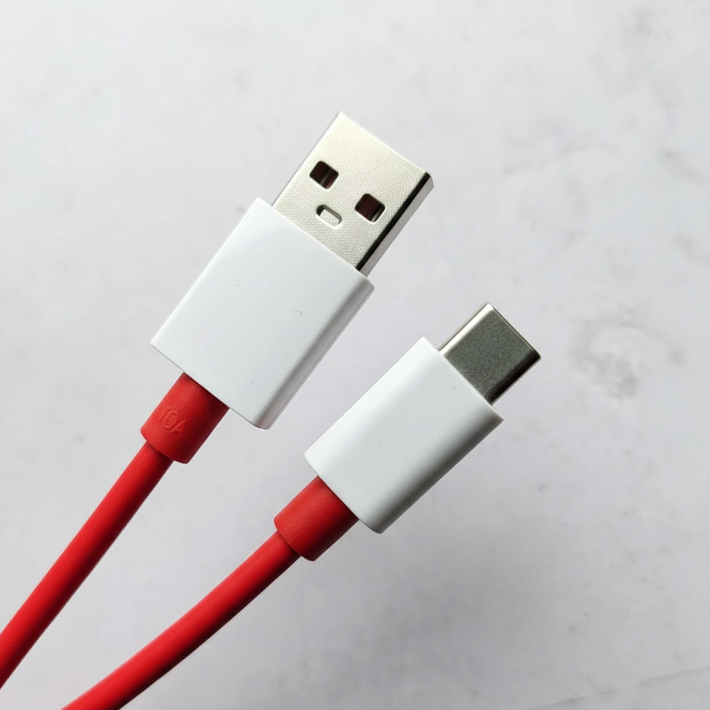 OnePlus Type-C Cable Connectors Close-up