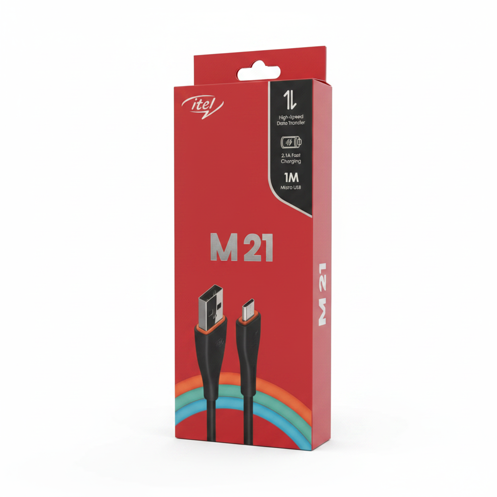 itel M21 cable box front packaging