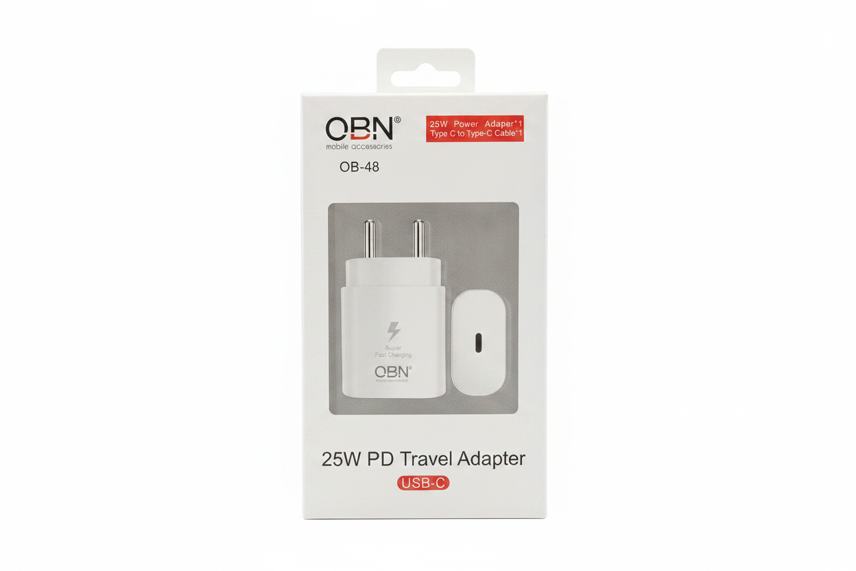OBN OB-48 25W PD Travel Adapter Box