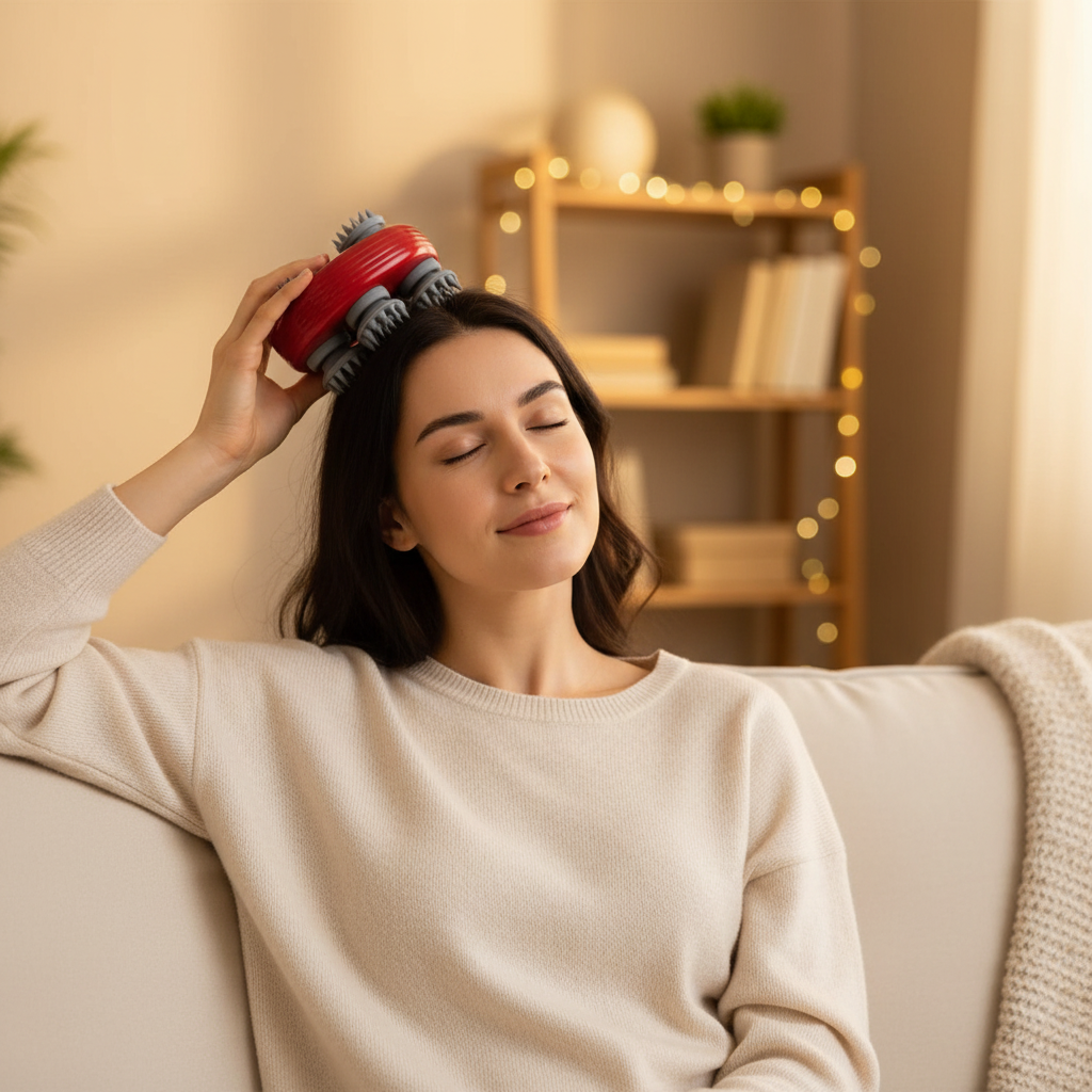 Smart Scalp Massager lifestyle