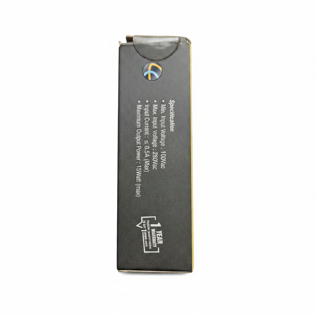Lapcare Dual USB Charger Specs Side