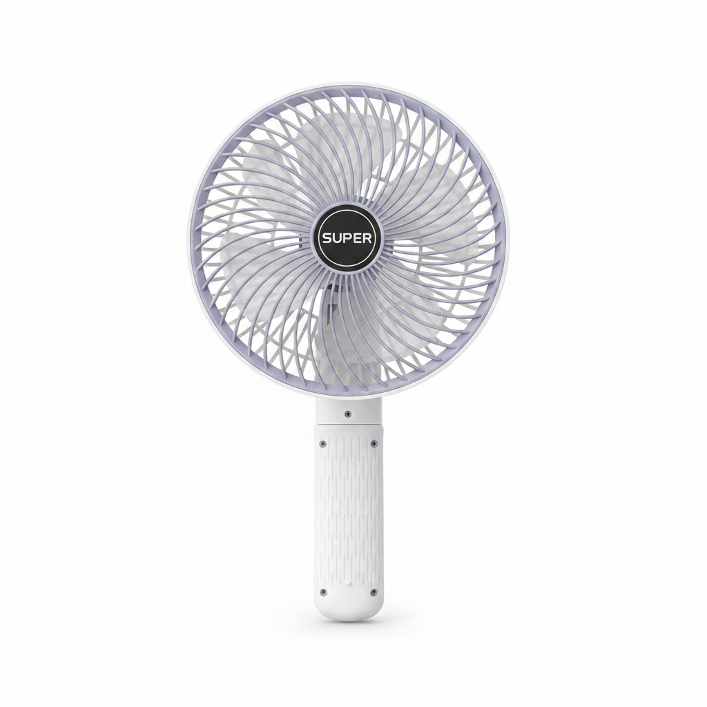 Super fan front view showing blades