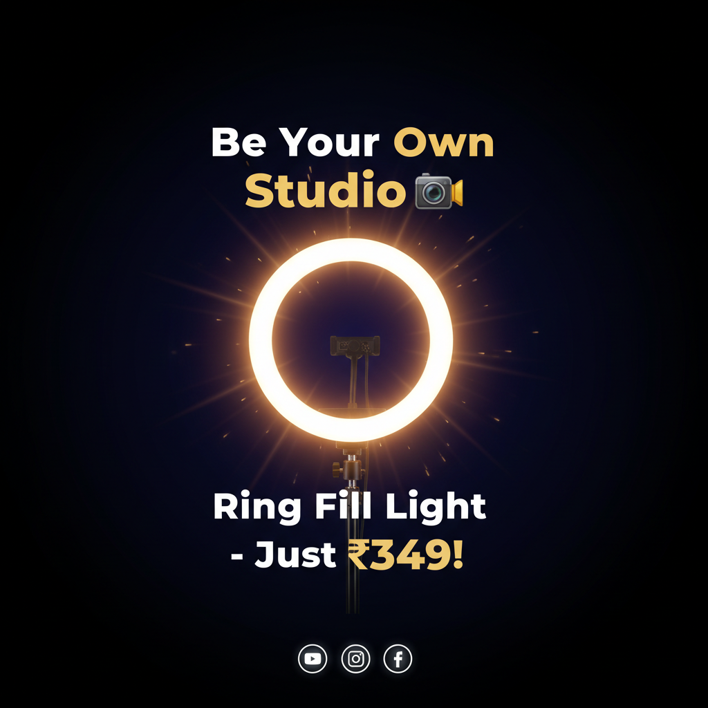 Ring Light Marketing Poster 2